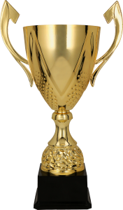 Puchar złoty metalowy 3133