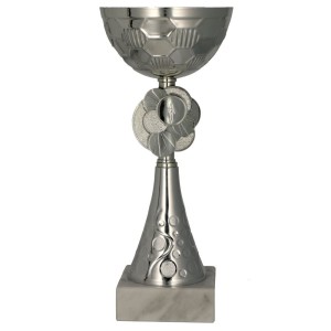 Srebrny puchar metalowy 8486 - trofeum okazjonalne