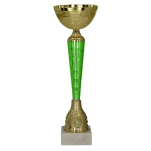 Złoto - zielony puchar 9287 - trofeum sportowe
