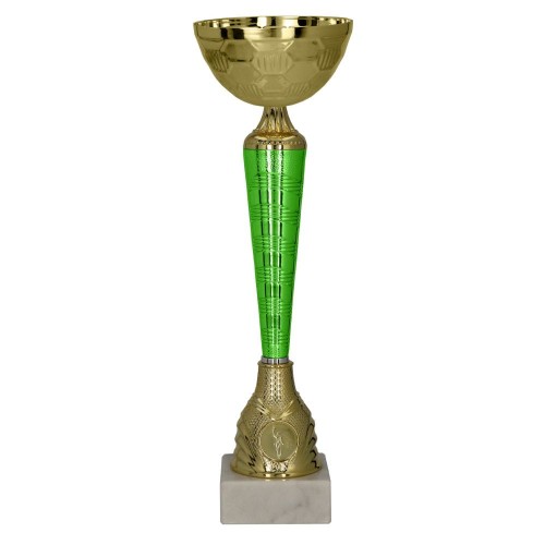 Złoto - zielony puchar 9287 - trofeum sportowe