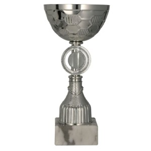 Srebrny puchar metalowy 9292 - trofeum sportowe