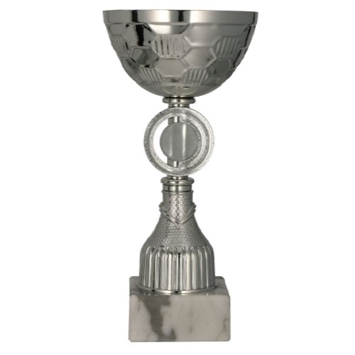 Srebrny puchar metalowy 9292 - trofeum sportowe