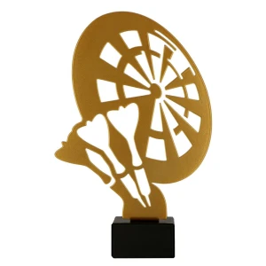 Złota statuetka metalowa dart ML-DAR