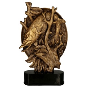 Statuetka odlewana szczupak RFST3049/BR