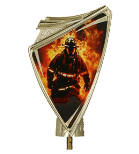Plastikowy herb z nadrukiem straż pożarna CREST/FIR1