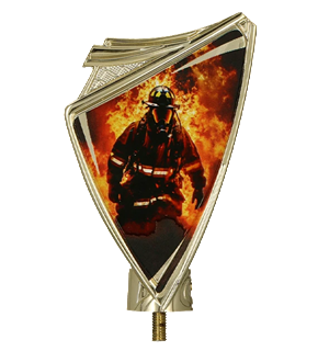 Plastikowy herb z nadrukiem straż pożarna CREST/FIR1