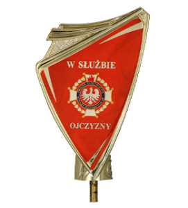 Plastikowy herb z nadrukiem strażactwo CREST/FIR2