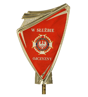 Plastikowy herb z nadrukiem strażactwo CREST/FIR2