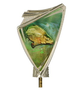 Plastikowy herb z nadrukiem karp CREST/FIS1