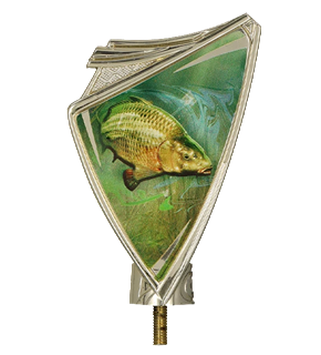 Plastikowy herb z nadrukiem karp CREST/FIS1