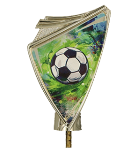 Plastikowy herb z nadrukiem piłka nożna CREST/SOC1