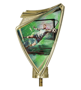 Plastikowy herb z nadrukiem bramkarz CREST/SOC3