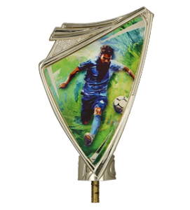 Plastikowy herb z nadrukiem piłka nożna CREST/SOC4