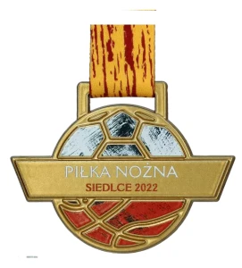 Medal odlewany z nadrukiem strukturalnym