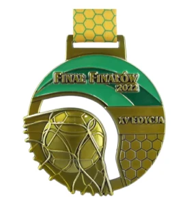 Odlewany medal piłkarski