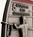 Medal odlewany na zawody biegowe - żaglówka1.webp