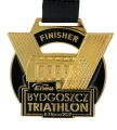 Medal odlewany triathlon - medal na zawody triathlonowe.webp
