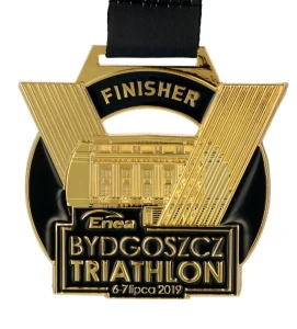 Medal odlewany triathlon - medal na zawody triathlonowe