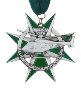 Medal odlewany śmigłowiec