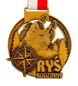 Medal odlewany na maraton rodzinny