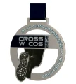 Medal metalowy lasercut z nadrukiem - medal cross run1.webp