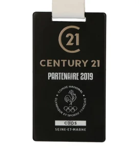 Metalowy medal z eleganckim nadrukiem uv - medal biznesowy