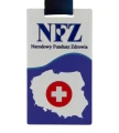 Prostokątny metalowy medal z nadrukiem standard plus - medal lakierowany.webp