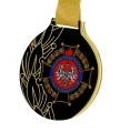 Medal metalowy osp dla strażaka z kolorowym nadrukiem standard plus1.webp