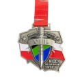 Medal odlewany w kształcie polski nil - medal wojsko odznaka.JPG