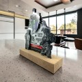 Metalowa statuetka dla żołnierza - statuetka wojsko z metalu1.JPG
