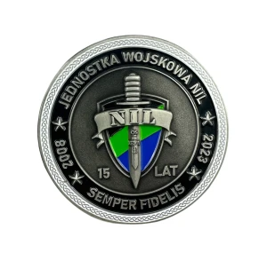 Odlewana odznaka wojskowa - medal dla żołnierza
