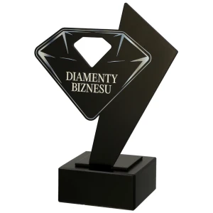 Statuetka diament biznesu według indywidualnego projektu
