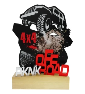 Statuetka na zamówienie off road - trofeum metalowe 4x4