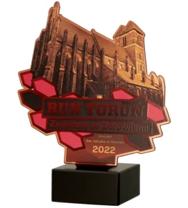 Statuetka na zamówienie na bieg - trofeum biegowe custom