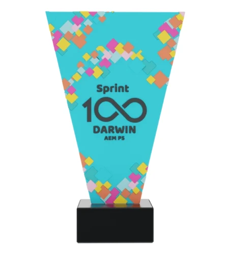 Statuetka biegowa sprint - trofeum biegowe na zamówienie