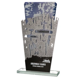 Statuetka na zamówienie z nadrukiem uv - bespoke award