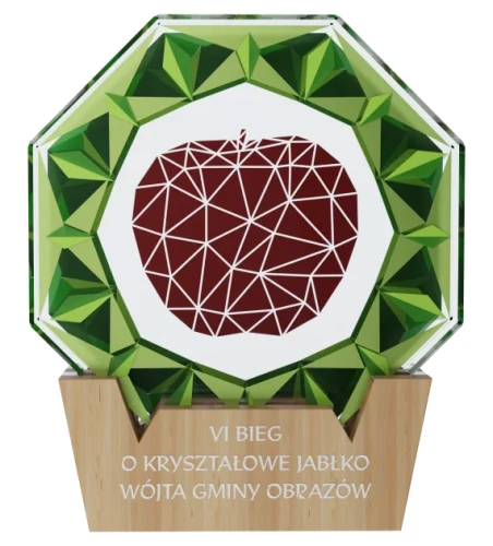Statuetka biegowa jabłko na zamówienie 
