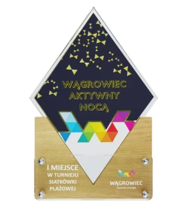 Statuetka warstwowa na zamówienie - trofeum premium