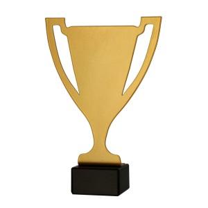 Złota statuetka metalowa puchar ML-CUP3-PW