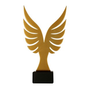 Złota statuetka metalowa zwycięstwo ML-WIN3-PW