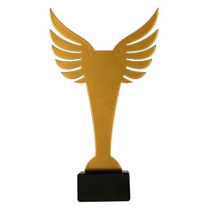 Złota statuetka metalowa zwycięstwo ML-WIN5-PW