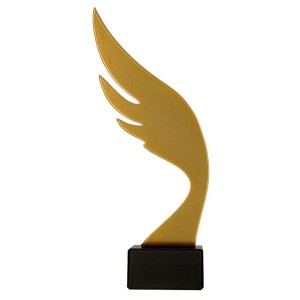 Złota statuetka metalowa zwycięstwo ML-WIN6-PW