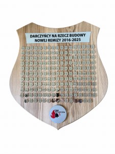 Tablo drewniane pod gwoździe pamiątkowe