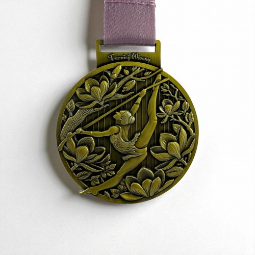 Medal odlewany gimnastyka