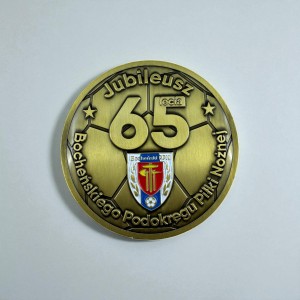 Medal odlewany piłka nożna jubileusz