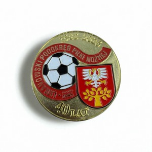 Medal odlewany piłka nożna podokręg