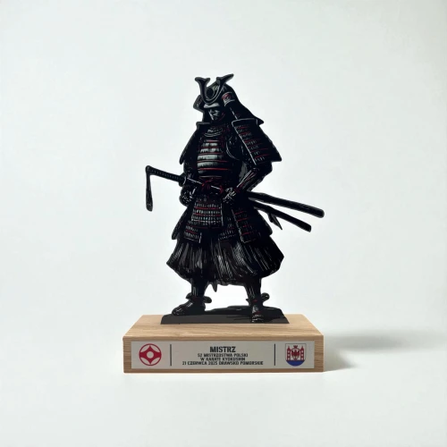 Statuetka na zamówienie samuraj - trofeum sportowe