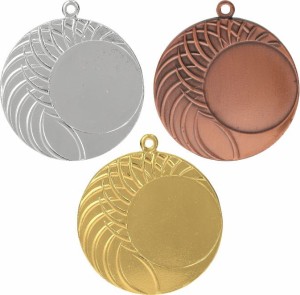 Medal metalowy 4 cm MMC1040 - medal stalowy  