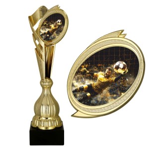  Puchar plastikowy z dyskiem piłka nożna 7249/SOC8