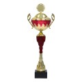 Złoto-burgundowy puchar metalowy 7256P - trofeum okazjonalne.jpg